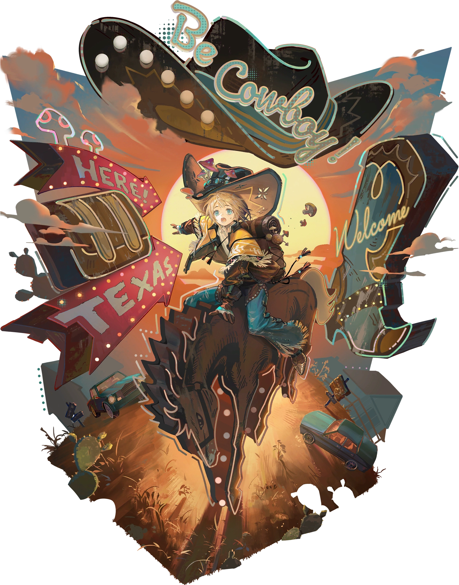 Yee-Haw! 일러스트